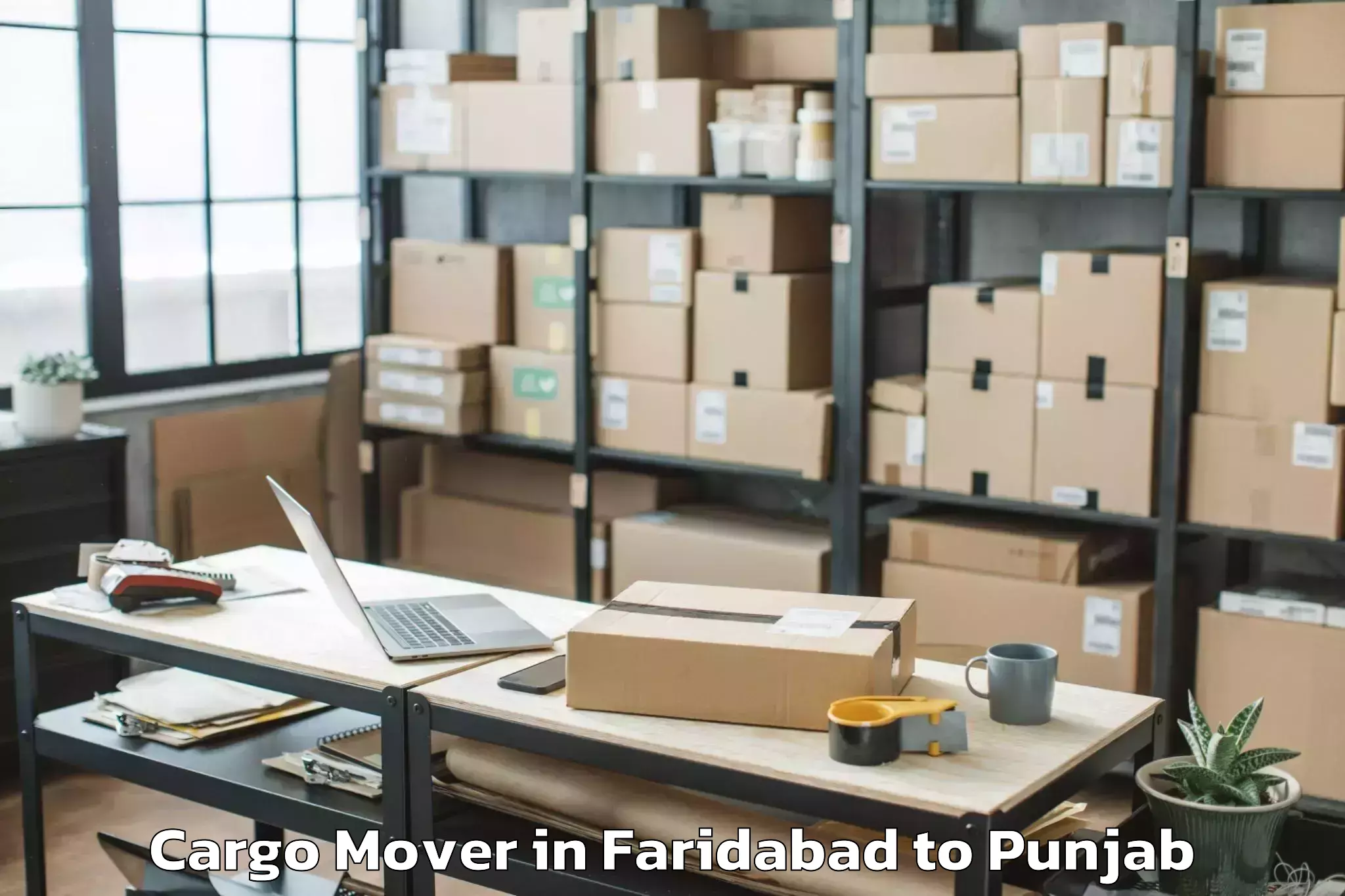 Leading Faridabad to Budhlada Cargo Mover Provider